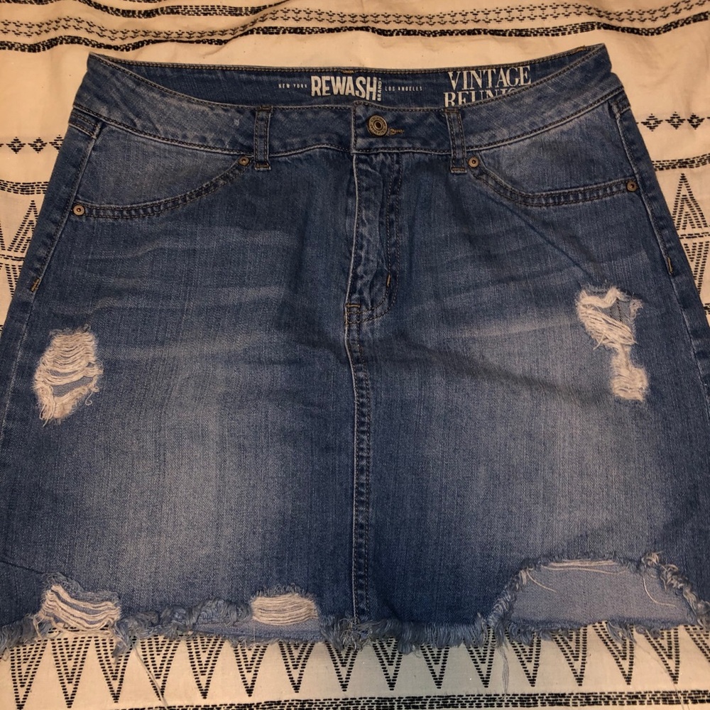 Denim Mini Skirt